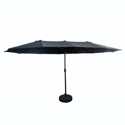 Uplion 15ft Double-Sided Patio Umbrella Large Size Outdoor Table Parasol Umbrella