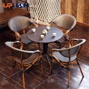 Uplion Wholesale French Bistro Coffee Shop Restaurant Table And Chair Set