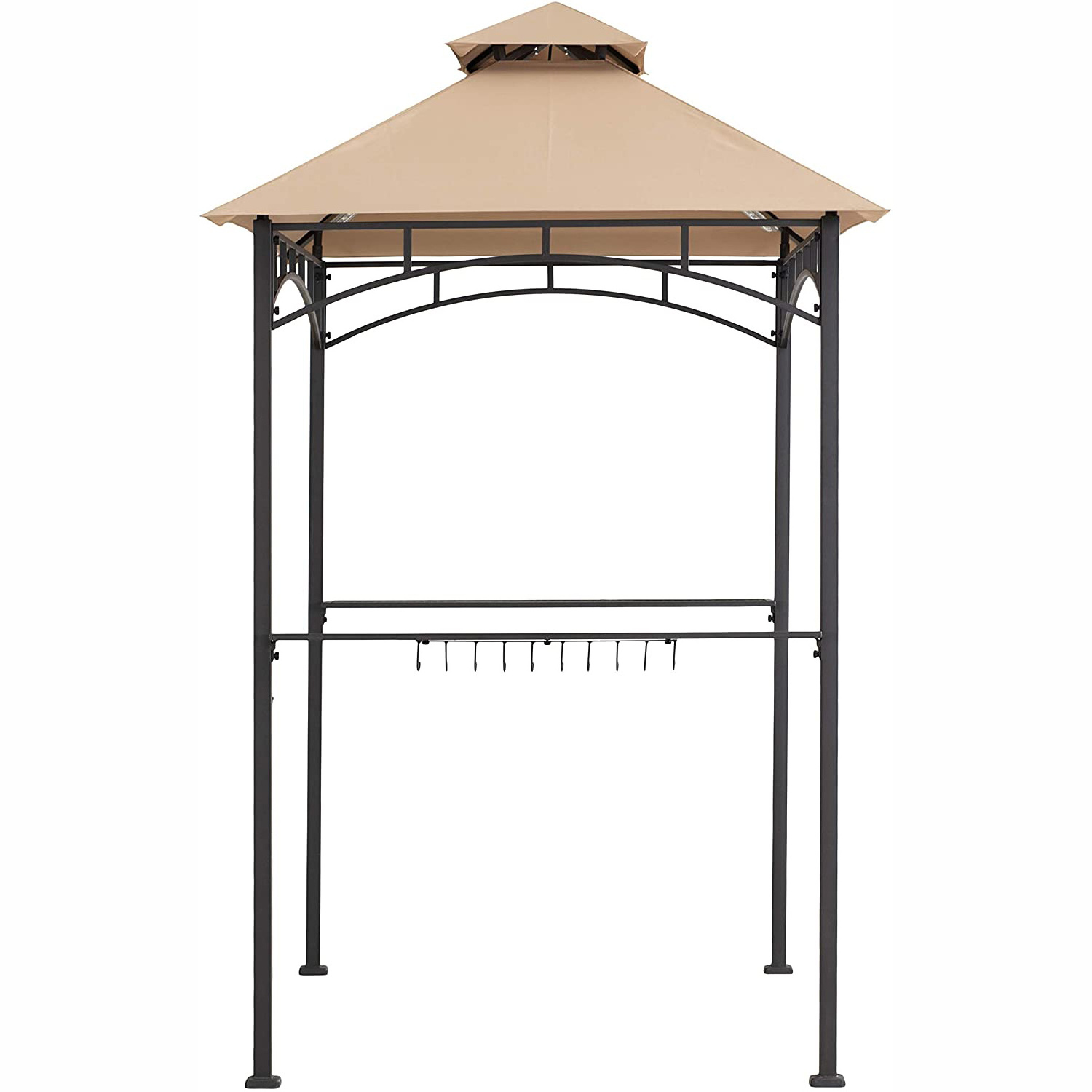 Uplion Outdoor Barbecue Tent Pavilion Patio Double Tiered Canopy BBQ Grill Gazebo