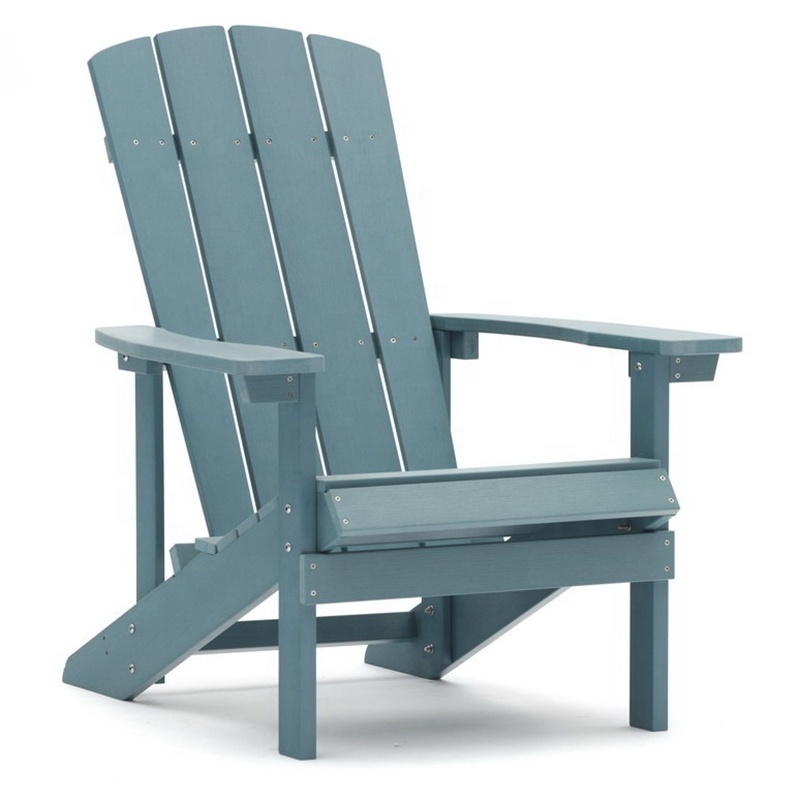 Uplion Oversized Patio Adirondack Chair Outdoor Lounger All-Weather Fade Resistant Easy Maintenance Plastic Wood Garden Chair