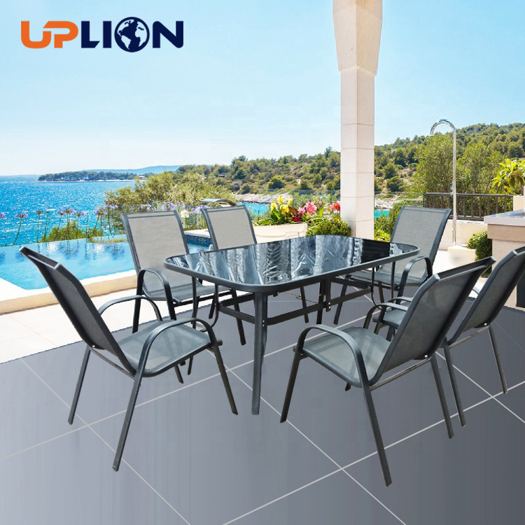 Uplion USA Europe market popular outdoor table and chair set furniture set garden patio dining outdoor patio furniture