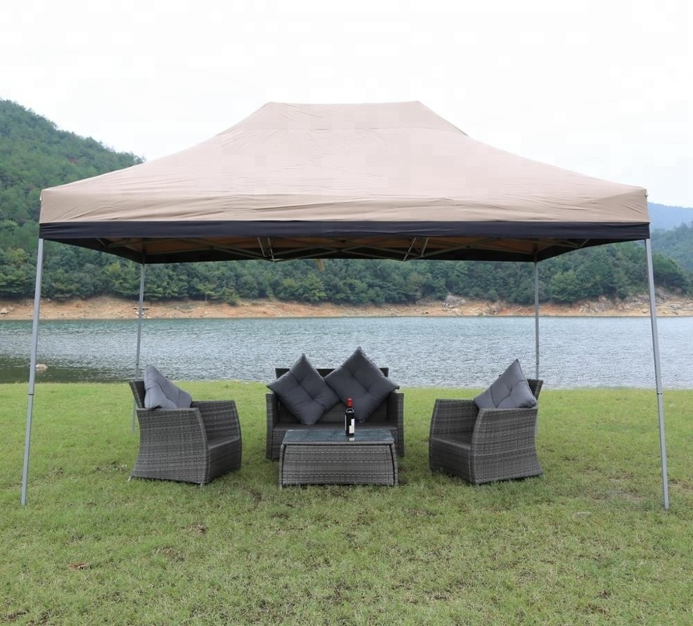 Uplion Durable 3x4.5m Outdoor Garden Patio Yard Steel Gazebos Canopy Tent For Sale Large Outdoor Gazebo