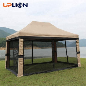 Uplion Durable 3x4.5m Outdoor Garden Patio Yard Steel Gazebos Canopy Tent For Sale Large Outdoor Gazebo