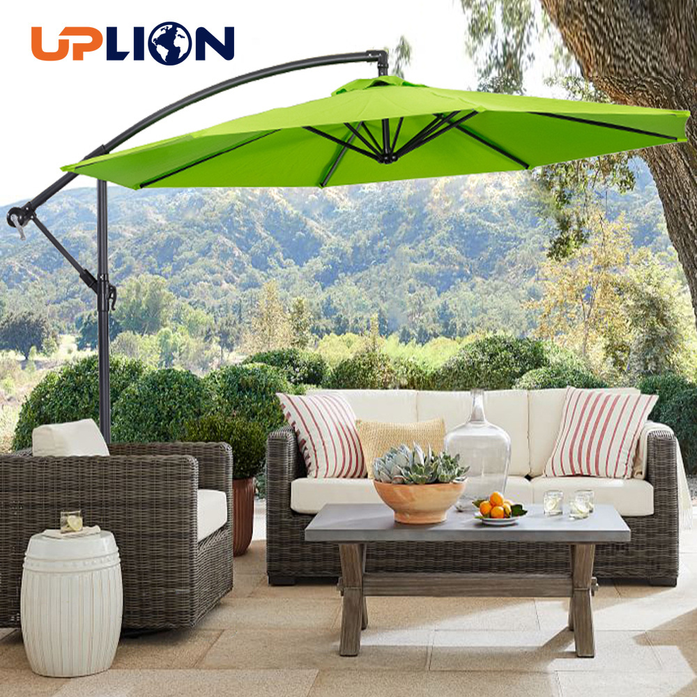 Uplion garden furniture Deluxe Patio Umbrella Outdoor Market Parasol target market Sunshade banana hanging umbrella