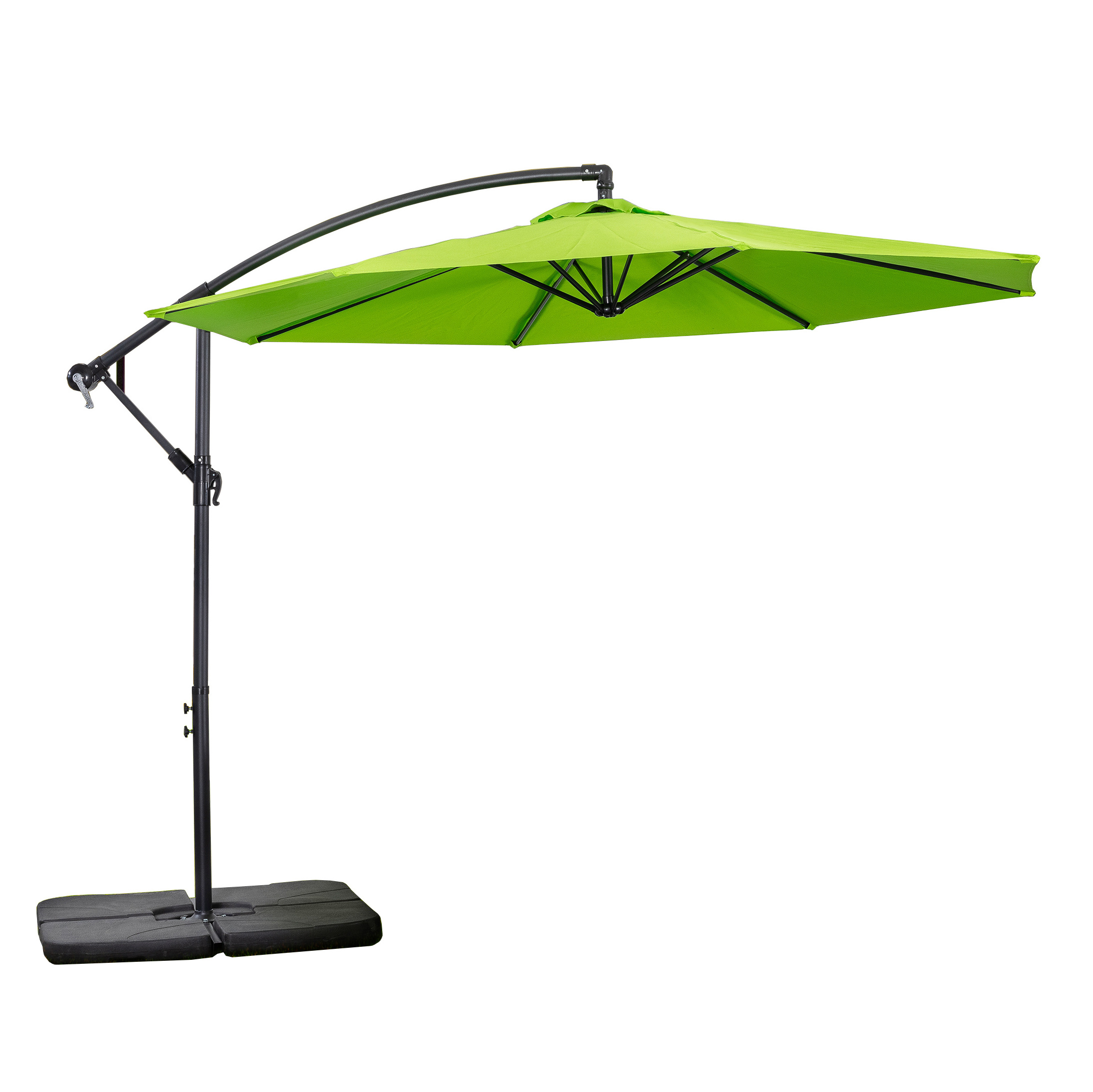 Uplion garden furniture Deluxe Patio Umbrella Outdoor Market Parasol target market Sunshade banana hanging umbrella