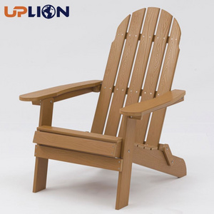 Uplion Plastic Wood Adirondack Chairs Waterproof Patio Garden Chair Foldable Adirondack Chair