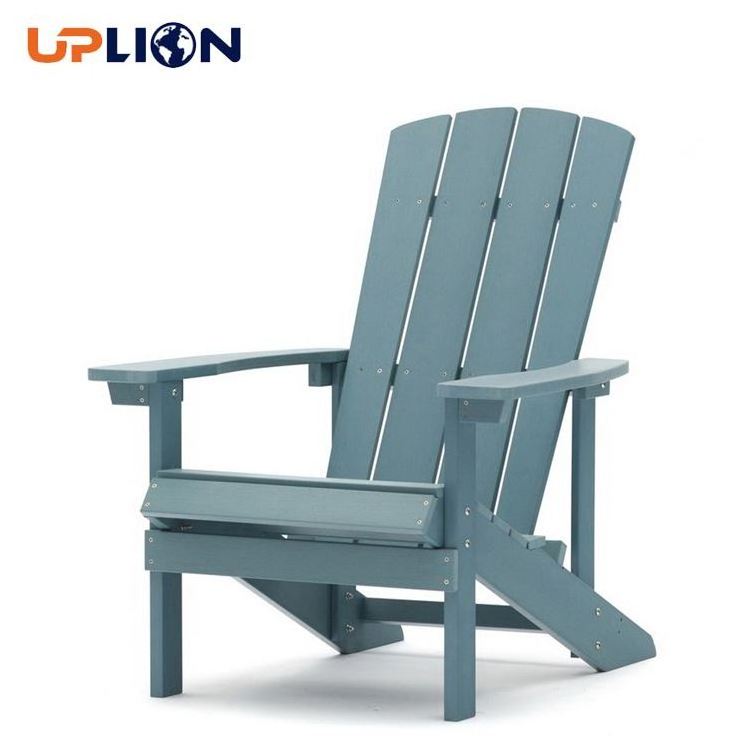 Uplion Outdoor Plastic Wooden Garden Chair Patio Yard Deck Waterproof Adirondack Chair