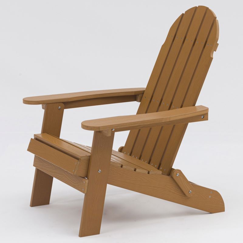 Uplion Plastic Wood Adirondack Chairs Waterproof Patio Garden Chair Foldable Adirondack Chair