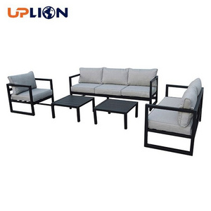 Uplion 5pcs Metal Aluminium Garden Furniture Outdoor With Cushion