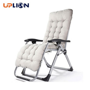 Uplion Soft Folding Outdoor Beach Lounge Chairs Zero Gravity Chairs Adjustable Lounger Chair With Cushion