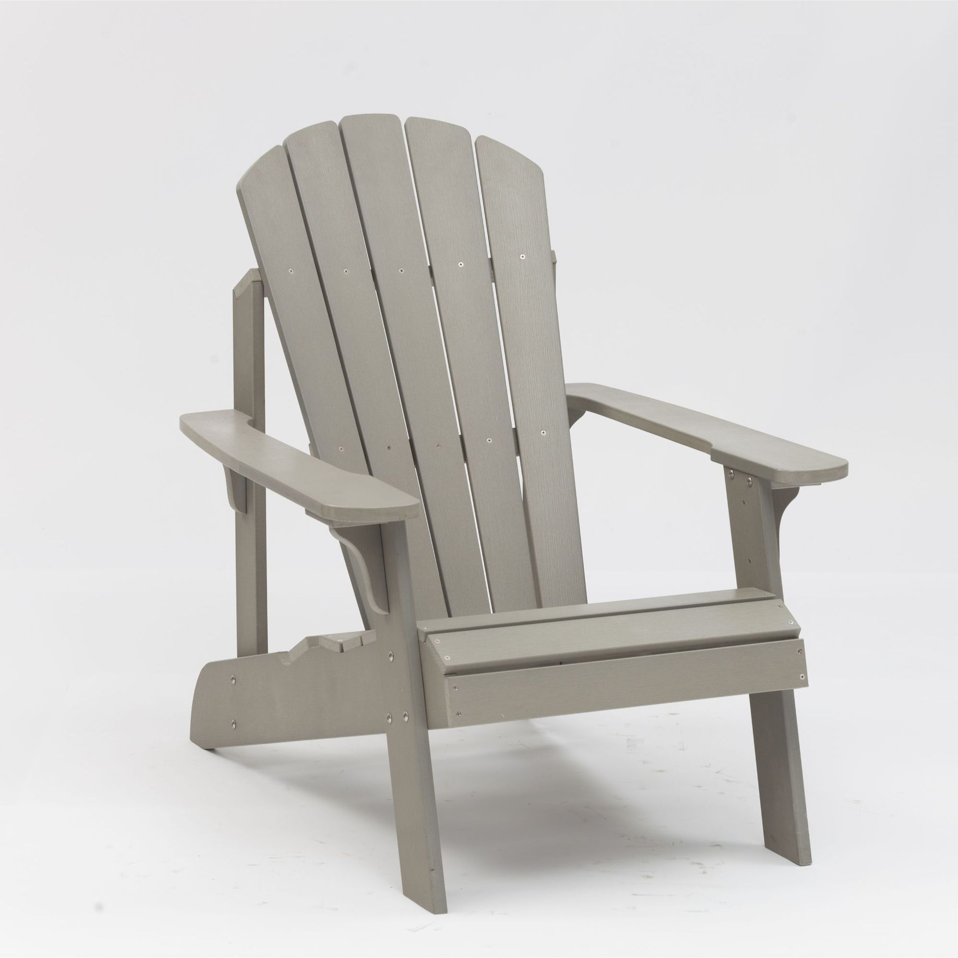 Uplion Oversized Patio Adirondack Chair Outdoor Lounger All-Weather Fade Resistant Easy Maintenance Plastic Wood Garden Chair