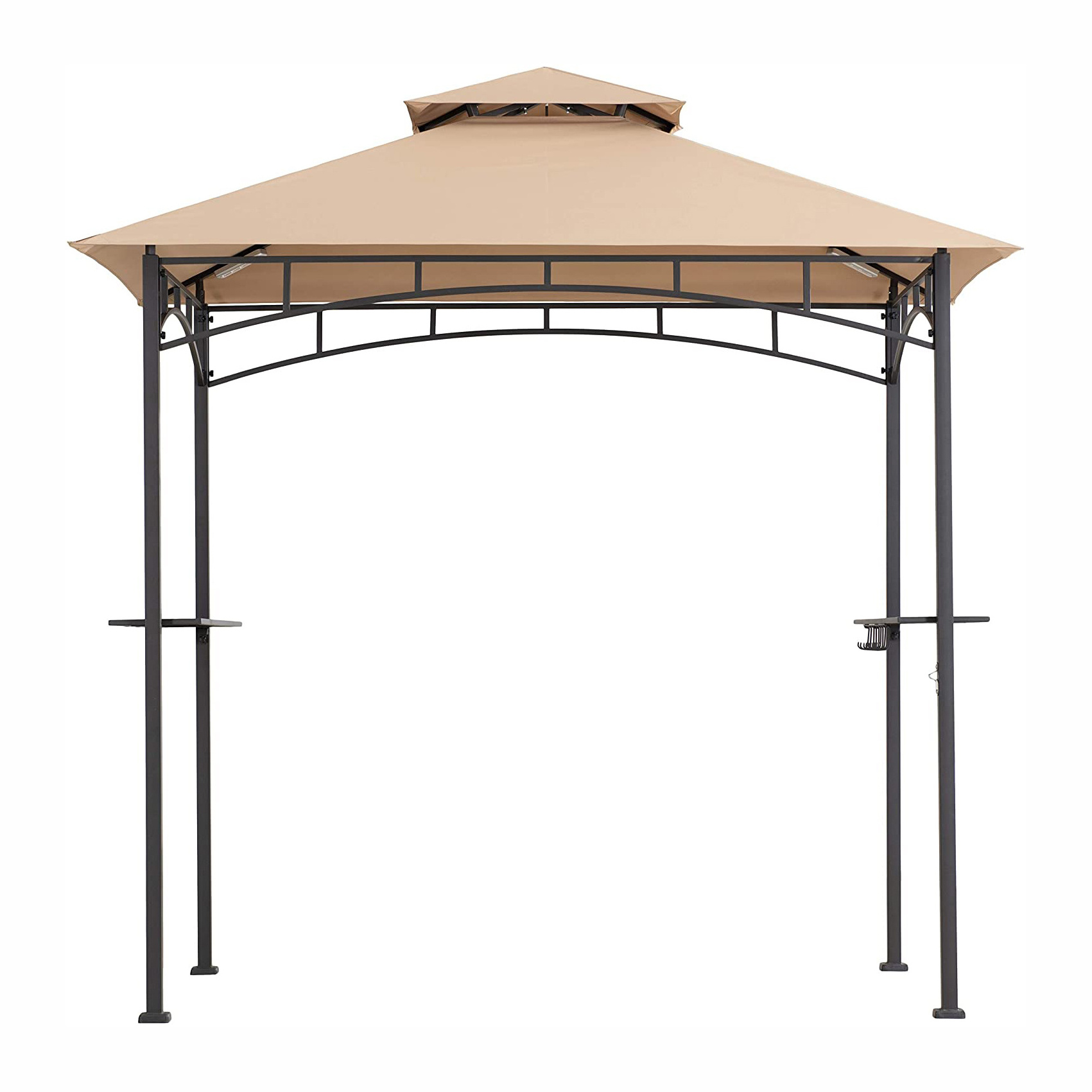 Uplion Outdoor Barbecue Tent Pavilion Patio Double Tiered Canopy BBQ Grill Gazebo