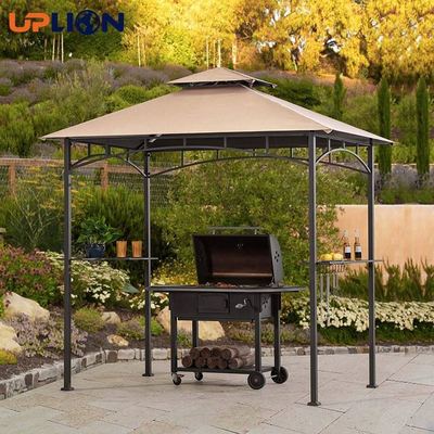 Uplion Outdoor Barbecue Tent Pavilion Patio Double Tiered Canopy BBQ Grill Gazebo