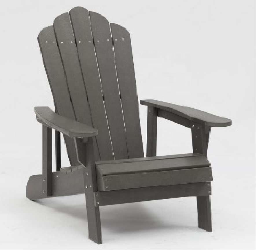 Uplion Kd Garden Chair With Cup Holder All-Weather Adirondack Chair For Fire Pit Side & Outdoor Garden Chair