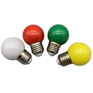 small size ball color Christmas decoration Red light led Bulbs red bulb E27