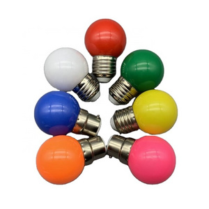 Model G45 color bulb on string light for festive decoration LED golfball bulb