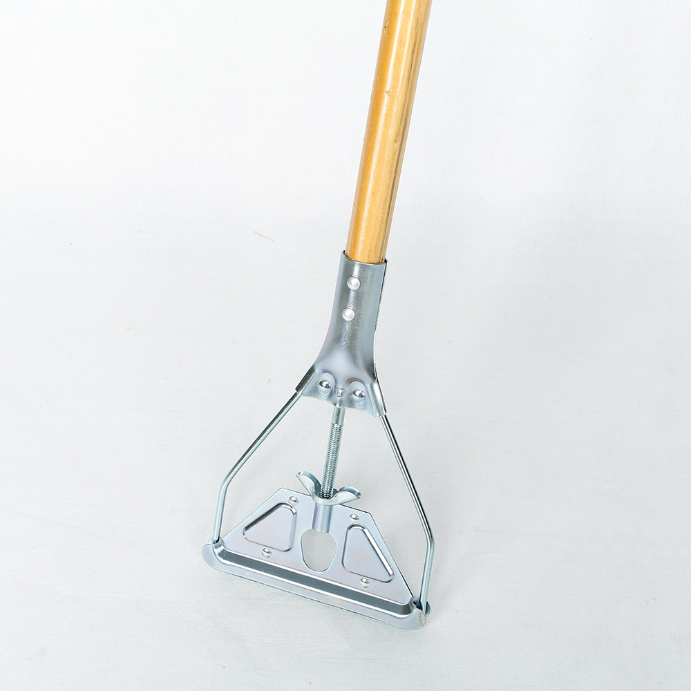 Wholesale stainless steel wooden mop handle