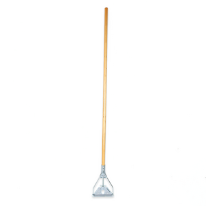 Wholesale stainless steel wooden mop handle