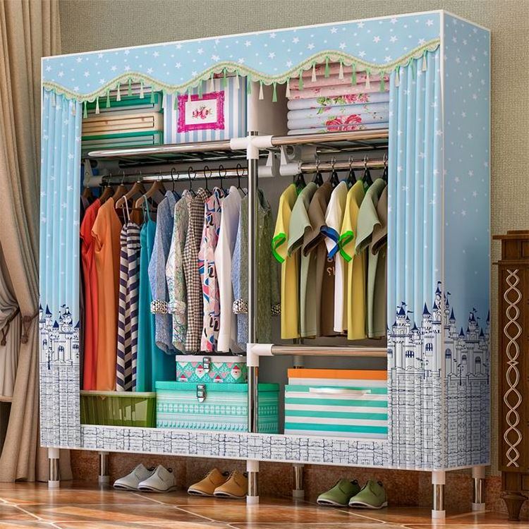 Free Sample Wardrobe Clothes Lowes Storage Organizer Wood Wooden Rack Manufacturer Plastic Closet Portable For Small Space