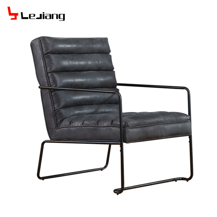 Free Sample Chairs Long Modern Leisure Bedroom Iron Single Used Large Singal Coffee Shop Sofa Chair For Lounge Living Room Kids