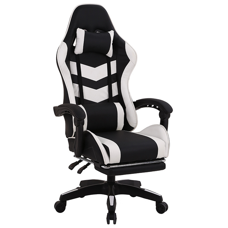 Free Sample Rocker Cheap Wide Base Private Label Racing Gamer 1pc Computer Armrest Parts Black White Recaro Office Gaming Chair