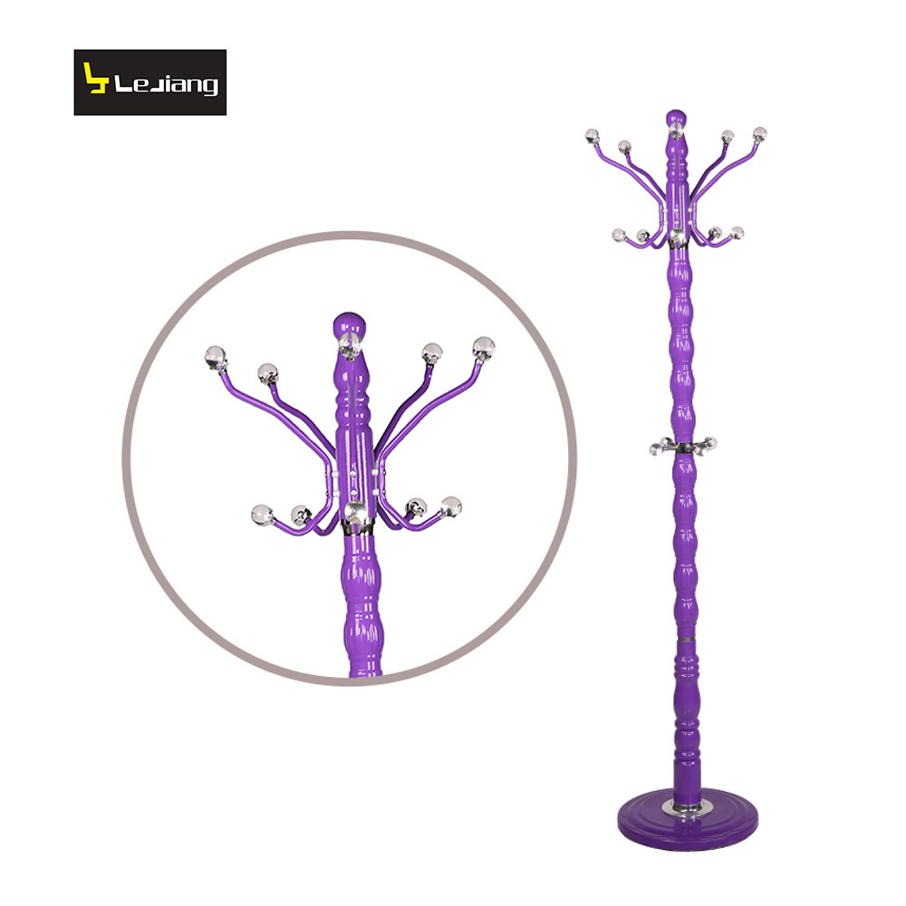 Free sample cheap design discount metal coat stand for sale