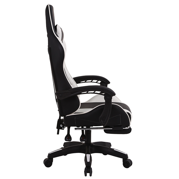 Free Sample Rocker Cheap Wide Base Private Label Racing Gamer 1pc Computer Armrest Parts Black White Recaro Office Gaming Chair