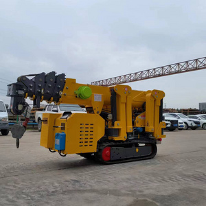 8 ton mini crawler crane spider crane hydraulic telescopic boom electric spider crane price