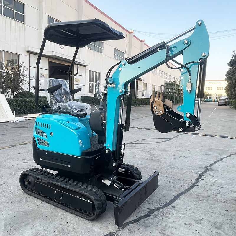 Road Construction Equipment Bucket Small Crawler Mini Excavator 1 Ton