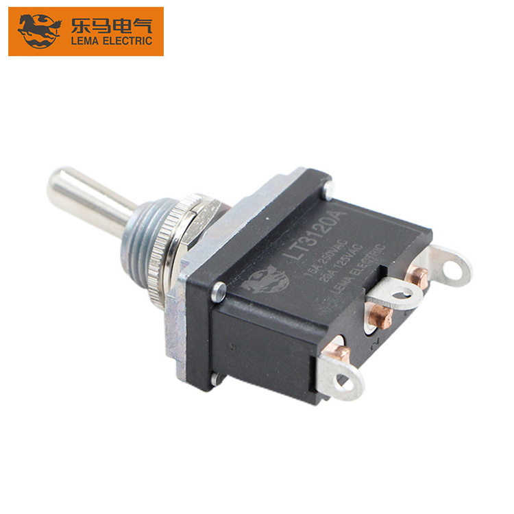 Lema LT3120A waterproof on-on 3 pin toggle switch toggle rocker switch  momentary switch