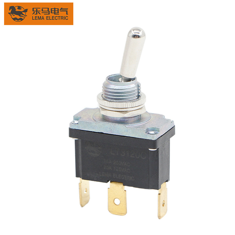 Lema LT3120C IP67 waterproof toggle switch on-on for amp and speaker box momentary toggle switch