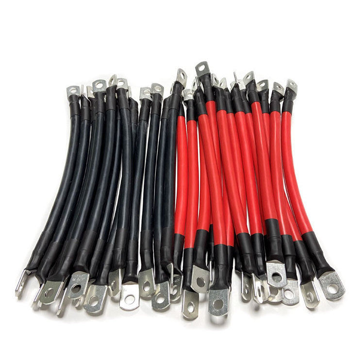 Manufacturer Flexible Silicone DC Power Automotive Battery Connector Solar Wire harness Inverter Battery Cable For Solar