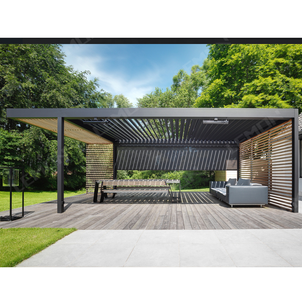 4x4 Pergola Brackets Gazebo Pergola Bioclimatic Aluminium Outdoor Rodent Proof Aluminium Pergola Systems