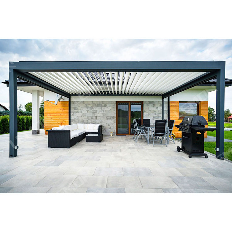 Bioclimatica Louvered Pergola Aluminium Outdoor Carport Structure Solar System Carport  Pergola Kit And Gazebos Outdoor