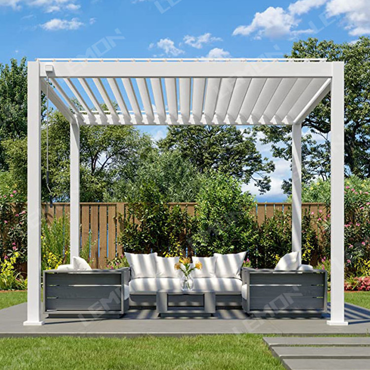 Bioclimatica Louvered Pergola Aluminium Outdoor Carport Structure Solar System Carport  Pergola Kit And Gazebos Outdoor