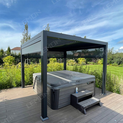 Bioclimatica Louvered Pergola Aluminium Outdoor Carport Structure Solar System Carport  Pergola Kit And Gazebos Outdoor