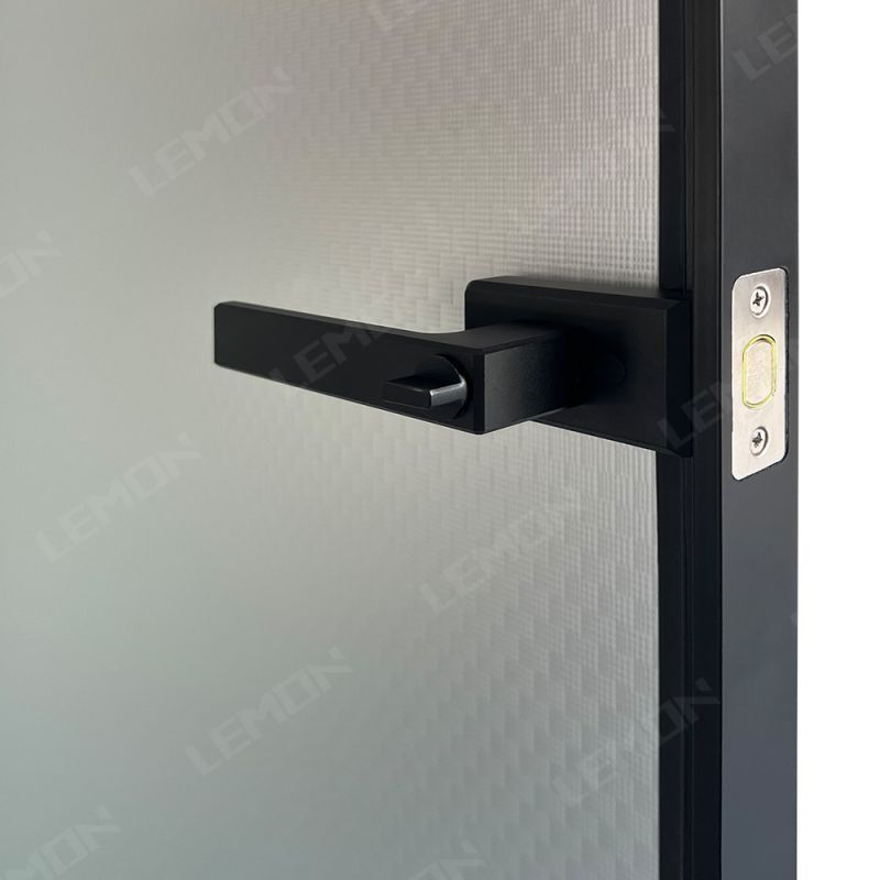 Auto Swing Door Automated Counter Hotel Narrow Swing Door Single Swing Aluminum Door