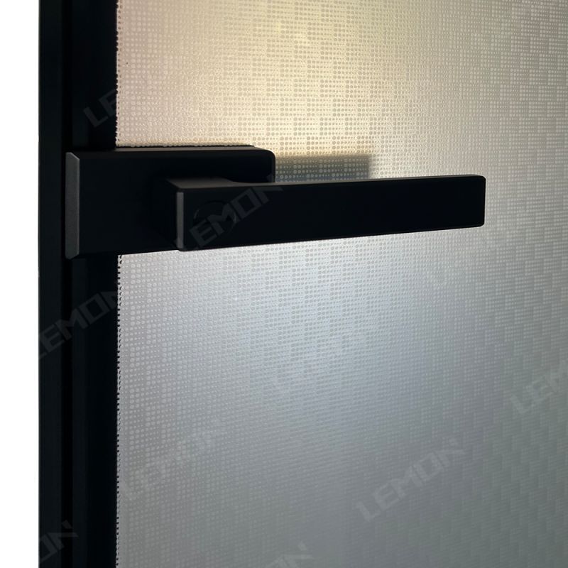 Auto Swing Door Automated Counter Hotel Narrow Swing Door Single Swing Aluminum Door