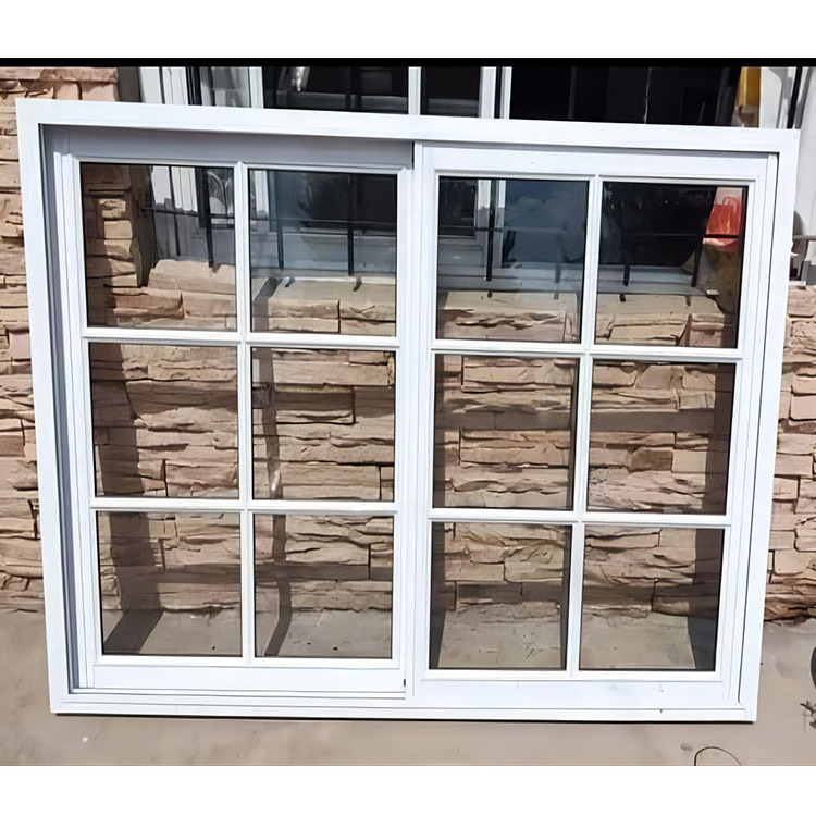 Wholesale Good Price Pvc Black Slide Window Stainless Steel Mesh Upvc Sliding Windows For House