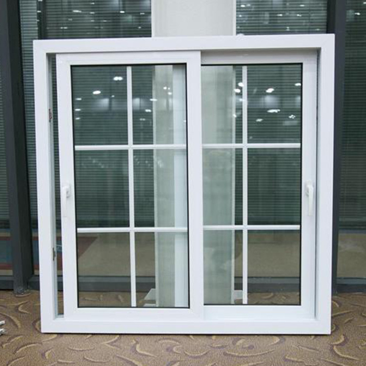 Wholesale Good Price Pvc Black Slide Window Stainless Steel Mesh Upvc Sliding Windows For House