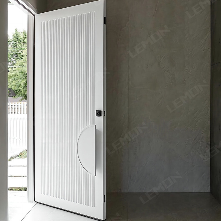 Custom Steel Door For Home Main Entrance Exterior Steel Saudi Arabia Luxury Door Home Exterior Oversize White Entry Door