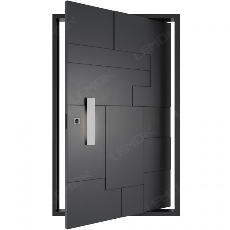 Chinese Stainless Glass Pivot Steel 36x80 Bullet Proof Metal Others Doors Modern Entri Door With Side Panel