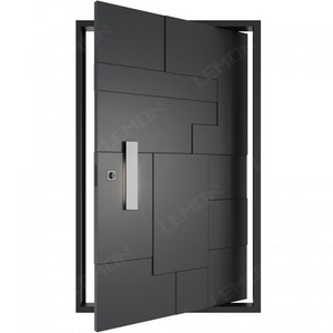 Chinese Stainless Glass Pivot Steel 36x80 Bullet Proof Metal Others Doors Modern Entri Door With Side Panel