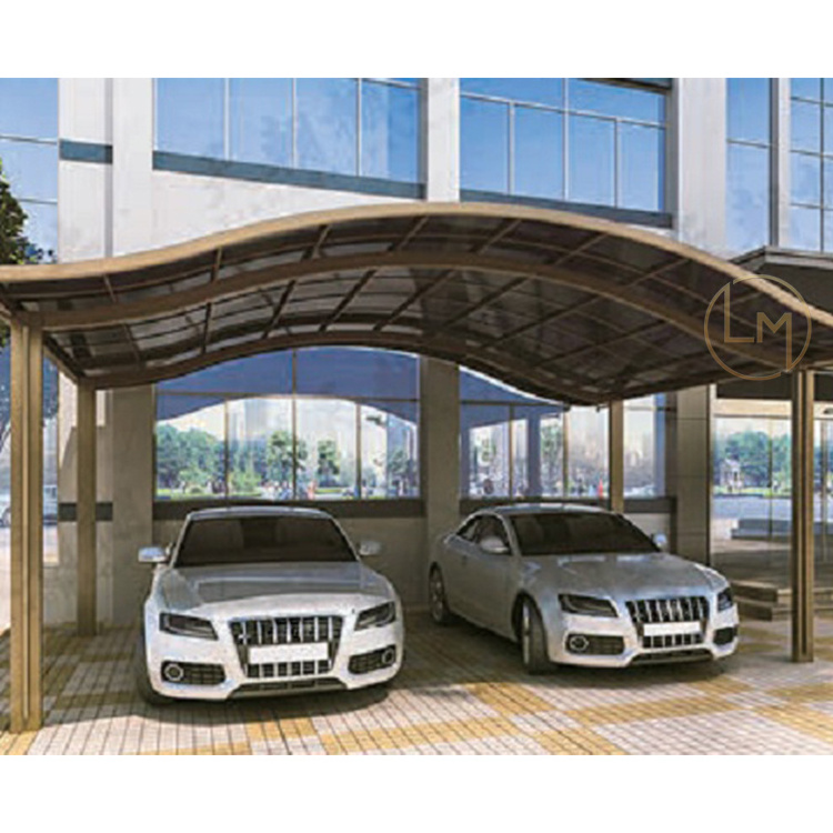 Cheap customize carport garage metal retractable solar carport kit awning aluminium makro portable garage carport