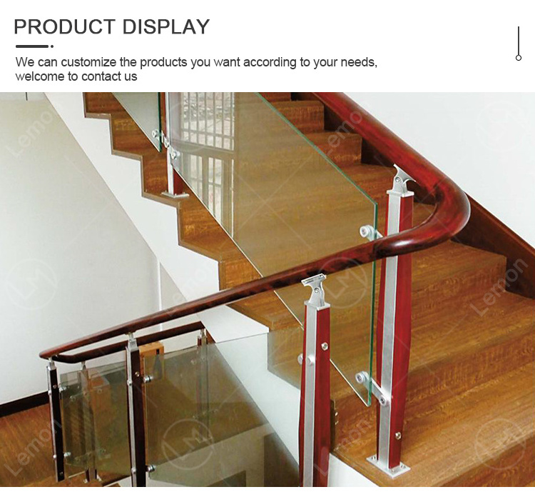 FACTORY Price Direct Sale Outdoor 2-3 Steps Fits Black Wrought Iron Handrail Kit Stair Railing balustrades & handrails