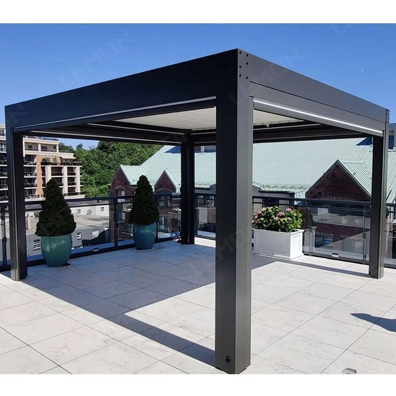 Motorised custom aluminium pergola wpc pergola outdoor tettuccio & gazebo & louvered roof pergola kits pergola 20x20