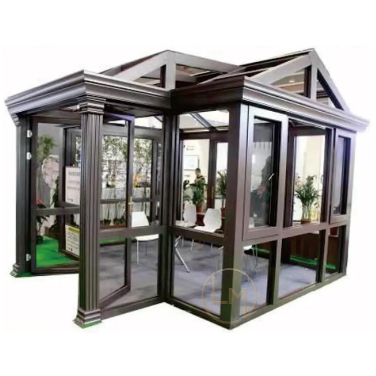 Wholesale winter garden steel all great portable safety glass house steel glass sunroom for solarium