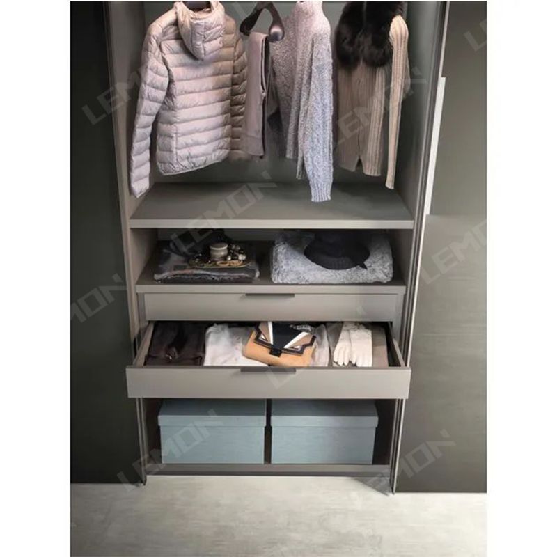 Modern design bedroom wardrobe sliding door multifunction storage for bedding and wardrobe use closet wardrobe