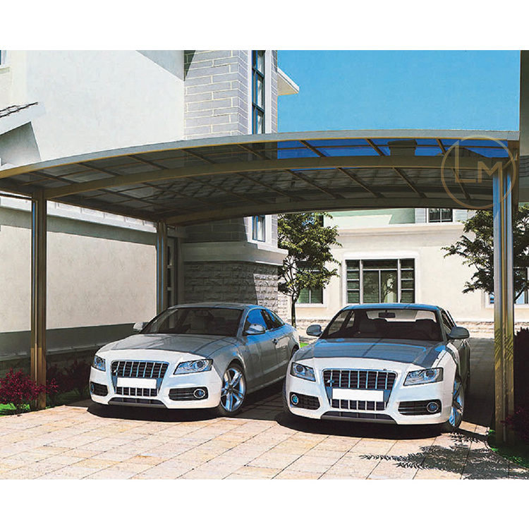 Cheap customize carport garage metal retractable solar carport kit awning aluminium makro portable garage carport