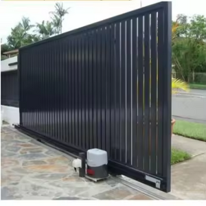 Villa Garden Entry Decorative Gates Aluminium Simple Modern Luxurious Main Automatic Sliding Folding Gate Design